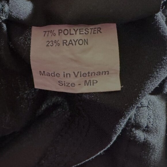 Grey’s Anatomy by Barco Black Scrub Pants Medium Petite with Wide Leg - Picture 5 of 6